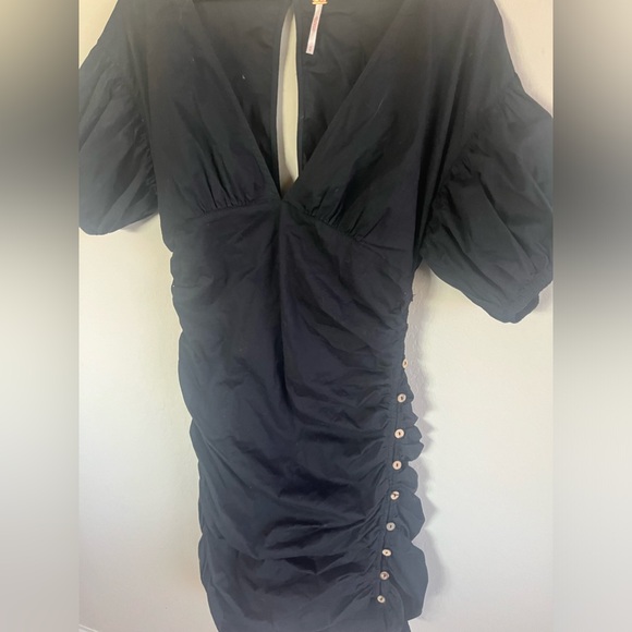 Free People Women’s Black Tastemaker Dress Size M - Picture 7 of 8